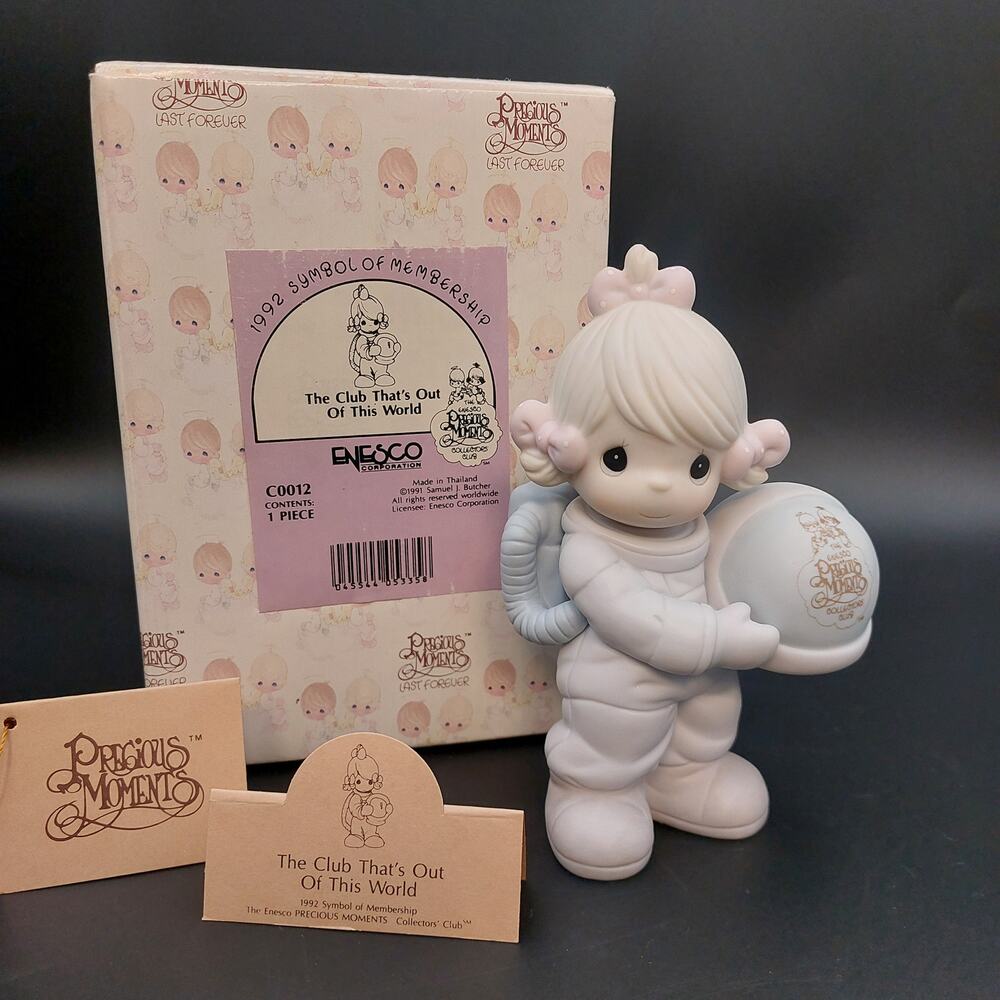 Precious Moments The Club Thats Out Of This World C0012 Complete Box Tag 1992
